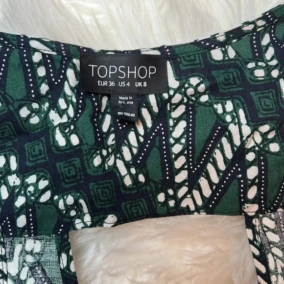 Topshop sleeveless button down tank top Size 4 - Picture 3 of 6